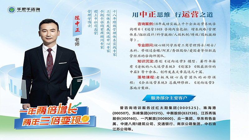 手把手咨询首席顾问专家